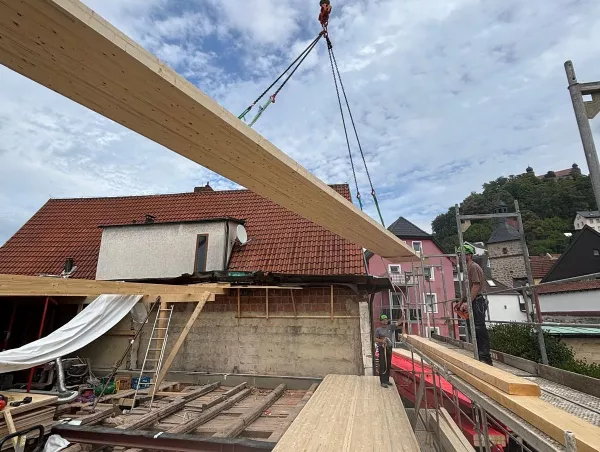 Massivholzdecke Patchwork 3