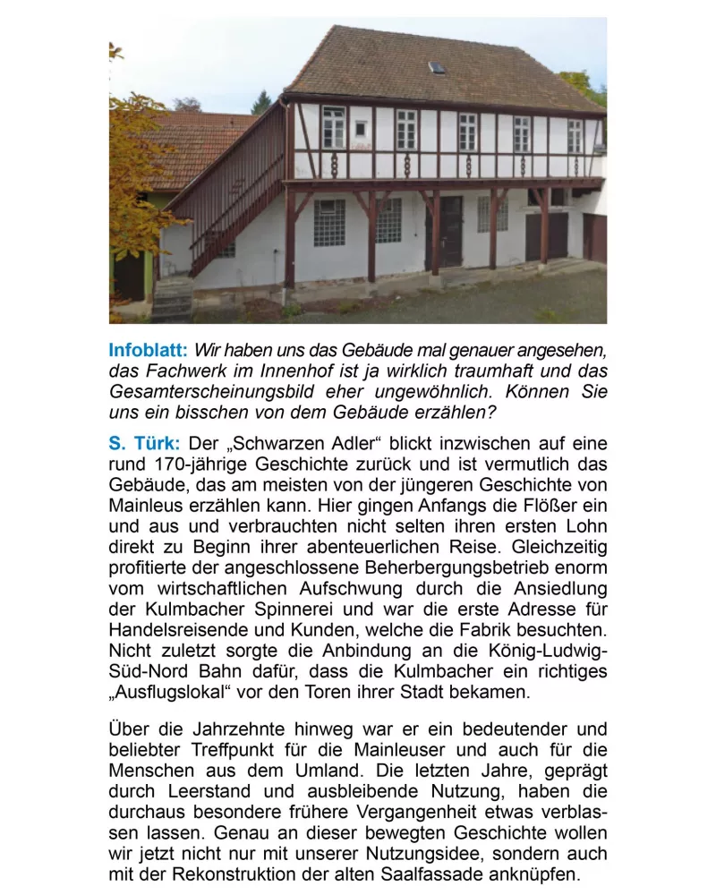 Konrad-Popp-Platz - Auszug aus dem Infoblatt Mainleus 2