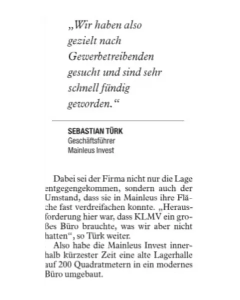 Mittelfristig über 20 neue Jobs 3